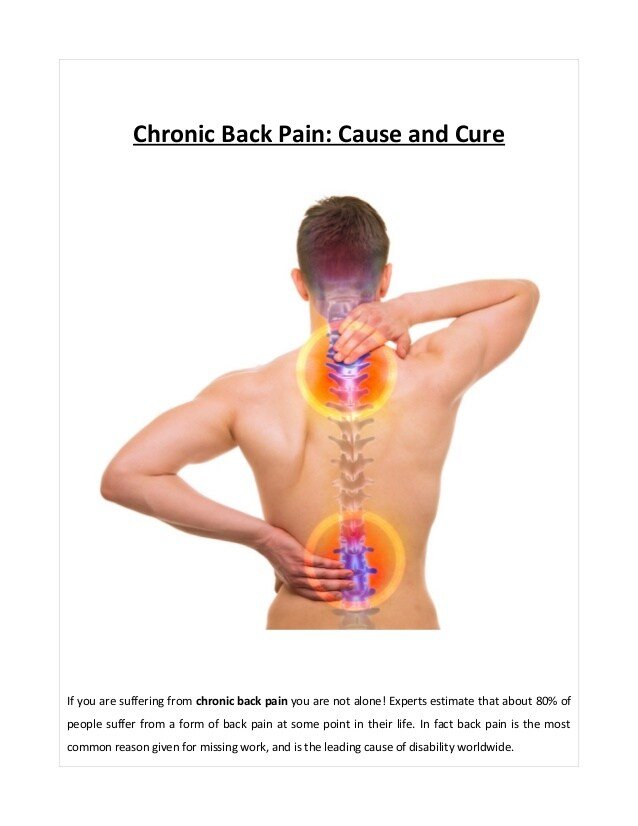 Chronic back pain cause and cure